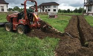 Копка траншей для водопровода в Крымске: цена за метр от 930 руб.