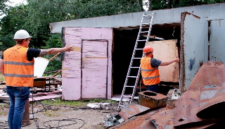 Демонтаж гаражей в Крымске, цена от 1757 руб. – услуги под ключ от 2Землекопа-Крм